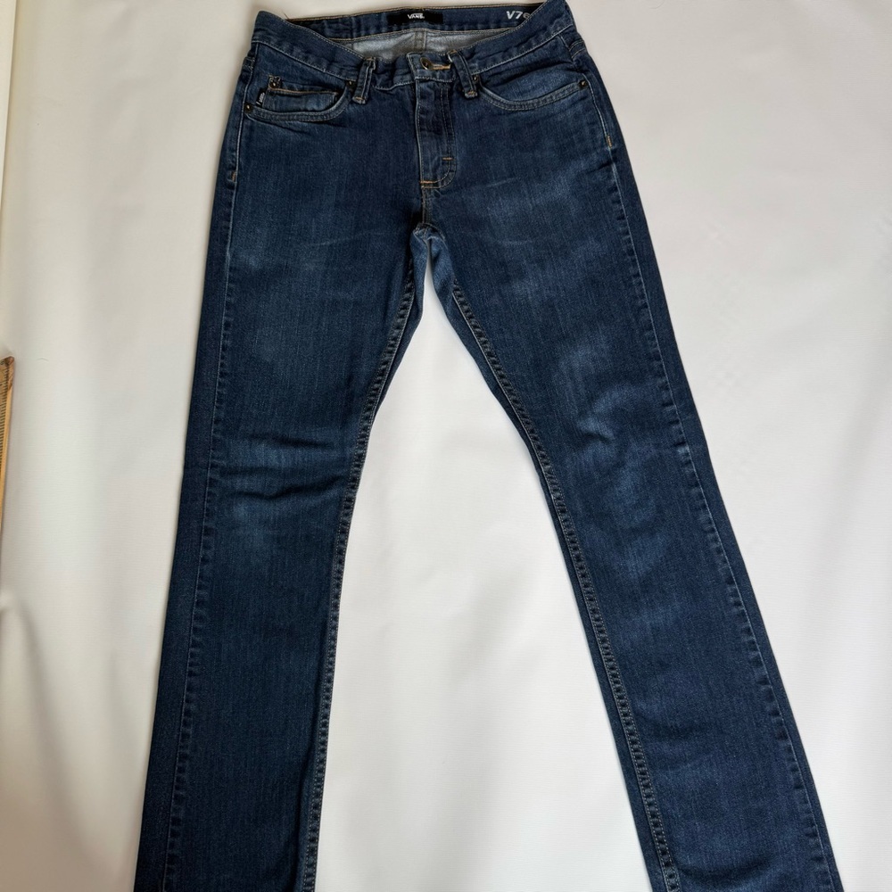 Vans Blue Juniors Jeans skinny fit Medium Wash Denim‎ size 28x30